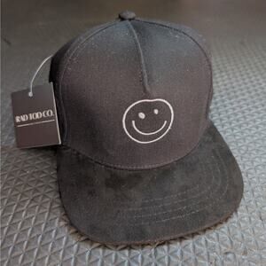 Rad Tod Co. Bee Happy Baby Snap Back Hat, 4-12m